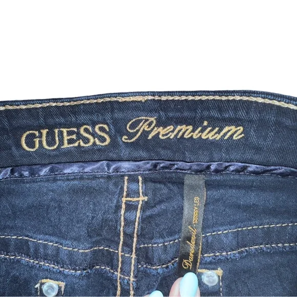 GUESS Premium Logo-Embossed Jeans - Picture 3 of 7